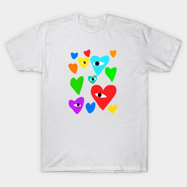 Heart Design T-Shirt by thecolddots